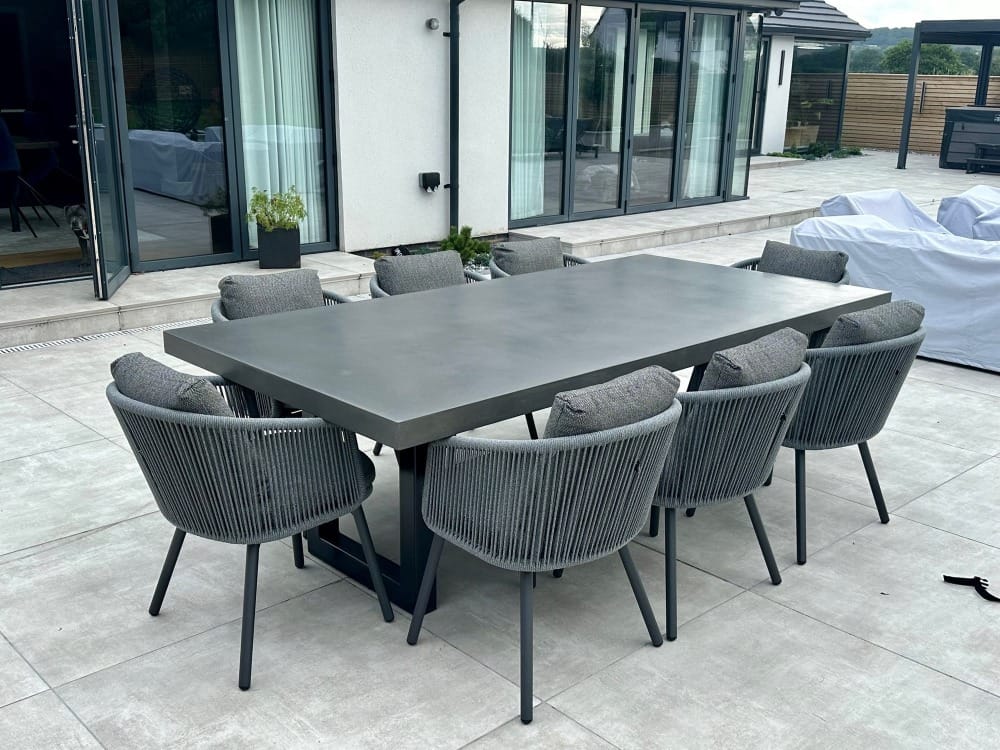 Premium Outdoor Concrete Dining Table Installation – Stoke-on-Trent